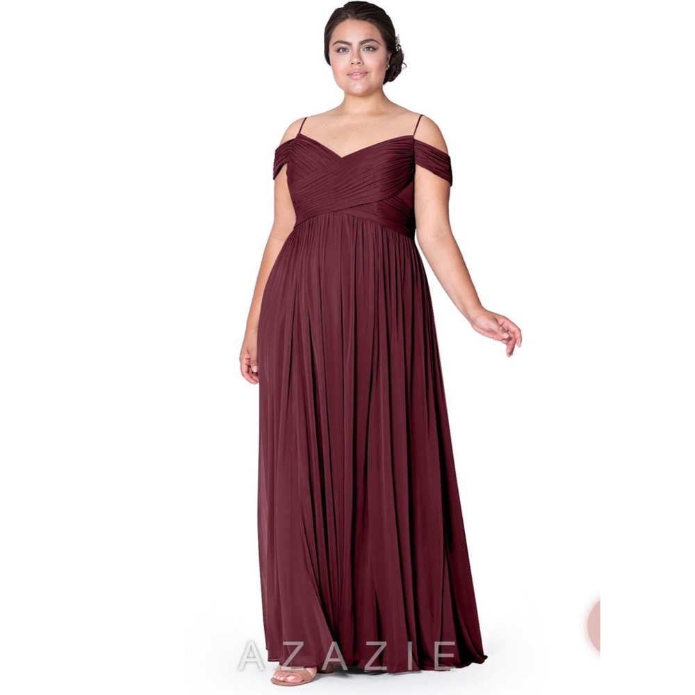 Azazie Cabernet Bridesmaid Dress